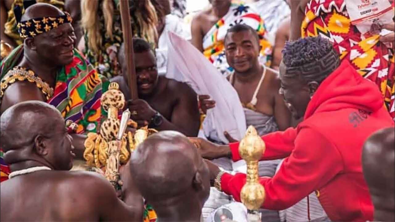 Shatta Wale - Vist to Manhyia Palace (Kumasi)