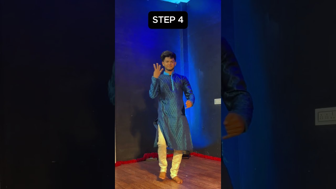 4 Taali Garba Steps \ Basic and easy steps of Garba | Learn how to do 4Taali Garba steps #garba2024