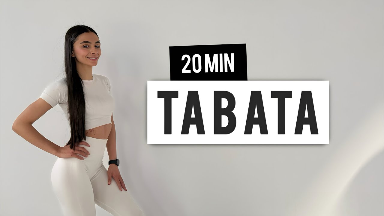 20 MIN TABATA WORKOUT | CARDIO HIIT WORKOUT -  All Standing | Fat Burning - No Equipment