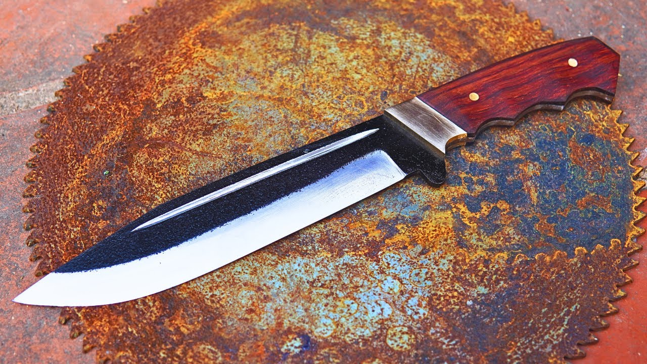 Don't Throw Away That Old Saw Blade You Can Make a Bowie Knife