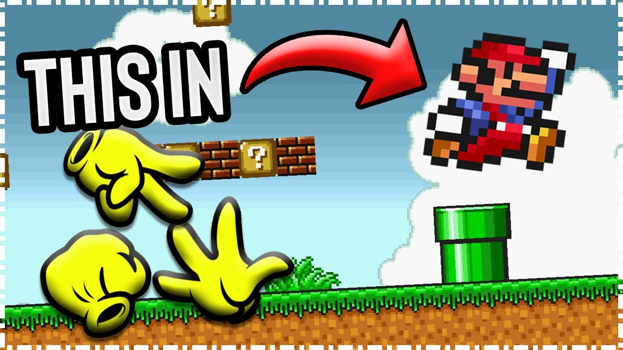Rock Paper Scissors... but it's a Mario Level! | Super Mario Construct