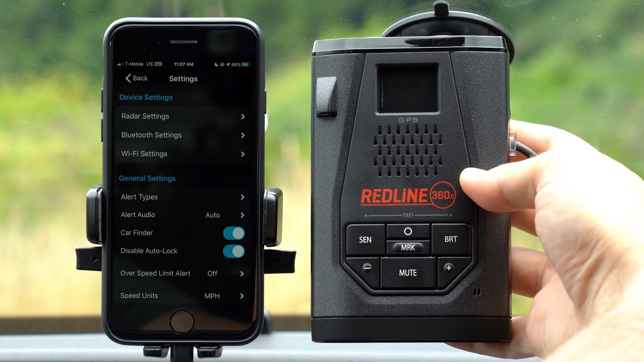 Escort Redline 360c Operation