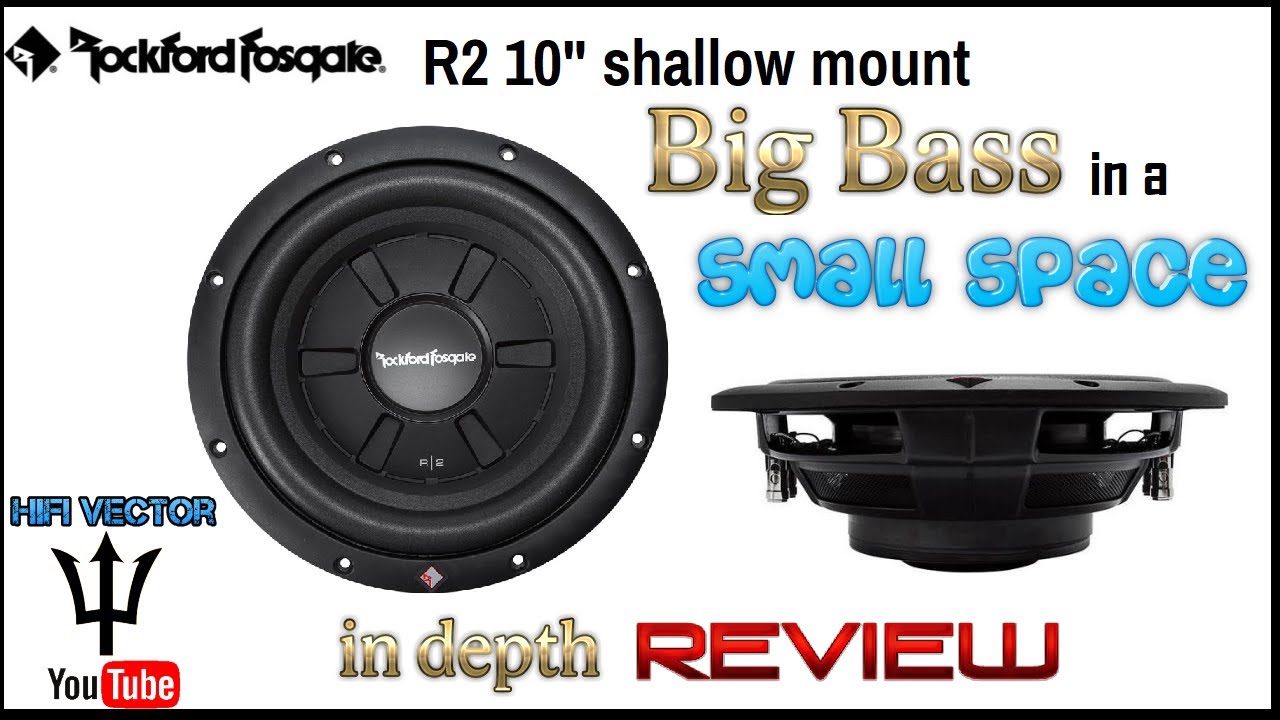 Обзор и тестирование сабвуфера Rockford Fosgate R2 с неглубоким креплением
