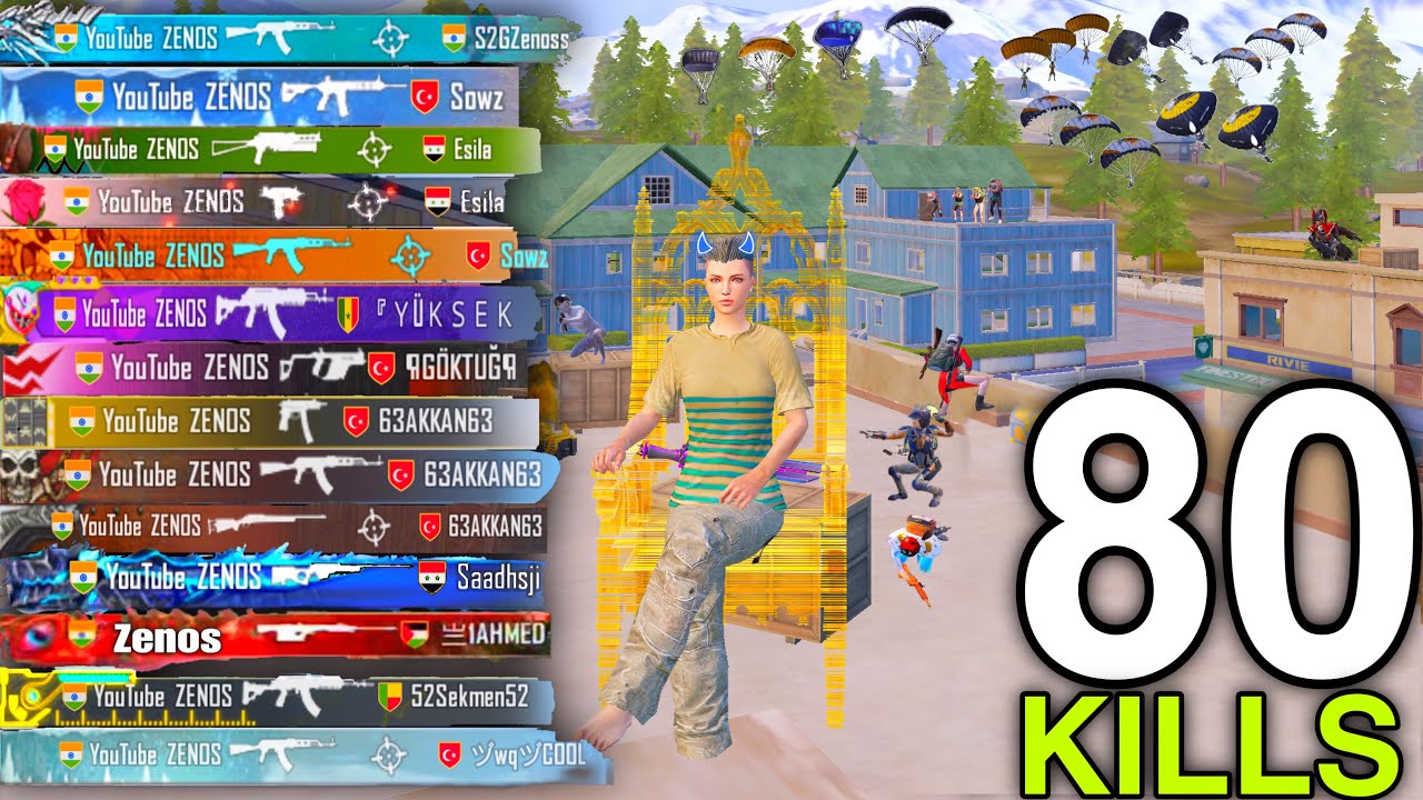 Wow!🔥Noob But ALL MAX Skins With 80 KILLS  😍 SAMSUNG,A7,A8,J2,J3,J4,J5,J6,J7,XS,A3,A4,A5,A6