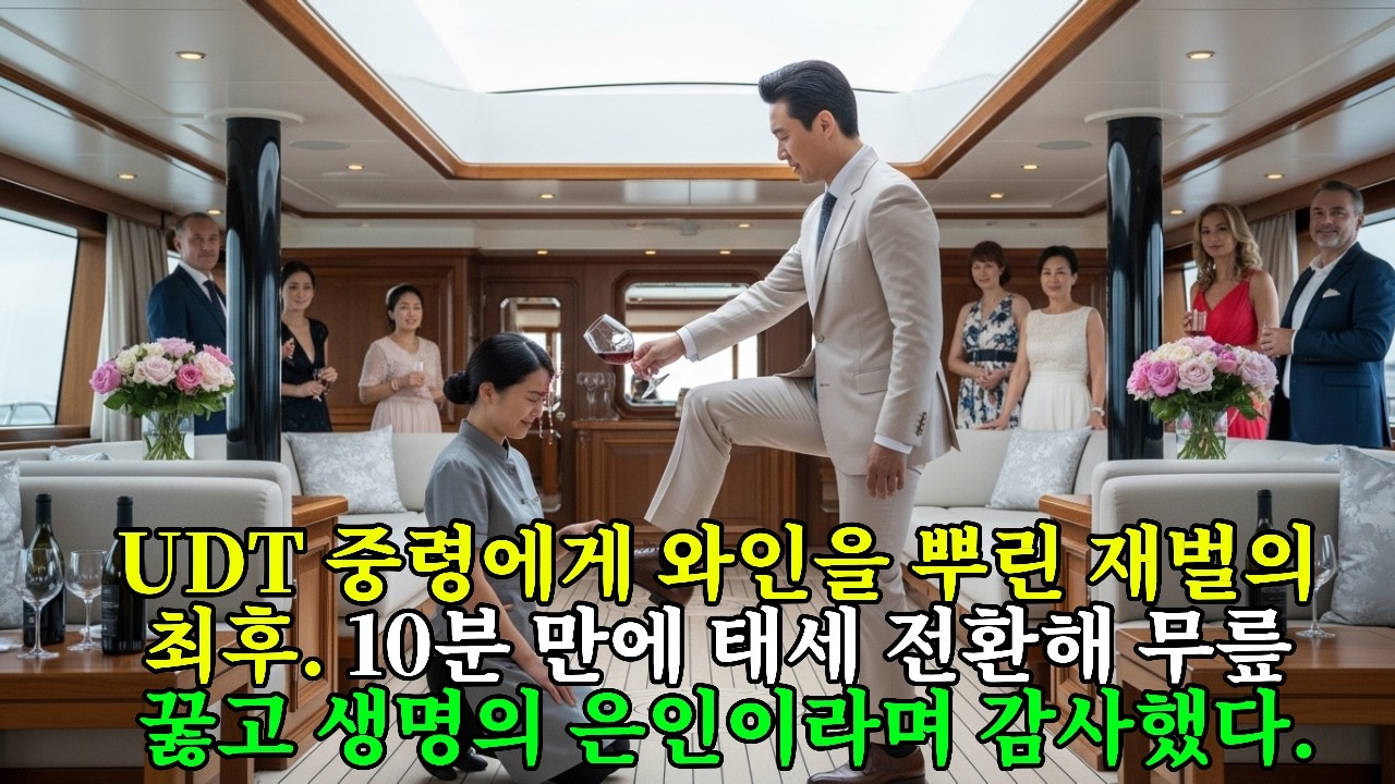 UDT 출신 여중령 얼굴에 와인을 끼얹은 재벌 3세... 10분 뒤, 놈은 그녀 발밑에 무릎 꿇고 제발 받아달라며 감사를 표했다 [군대 썰] [오디오북]