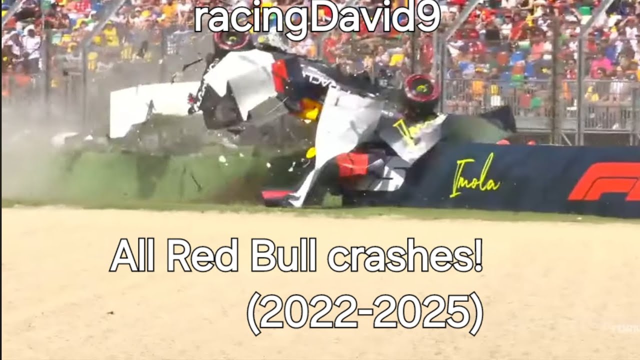 All Red Bull crashes! (2022-2025)