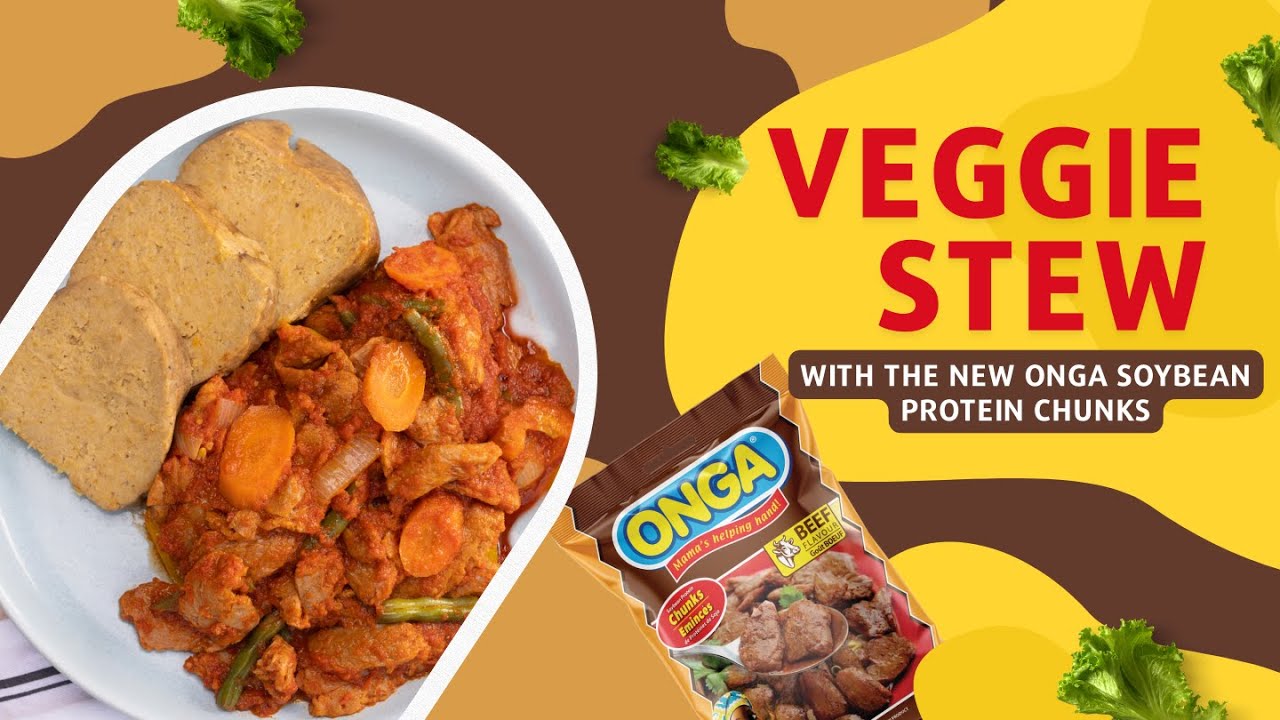 Veggie Stew with NEW Onga Soybean Protein Chunks