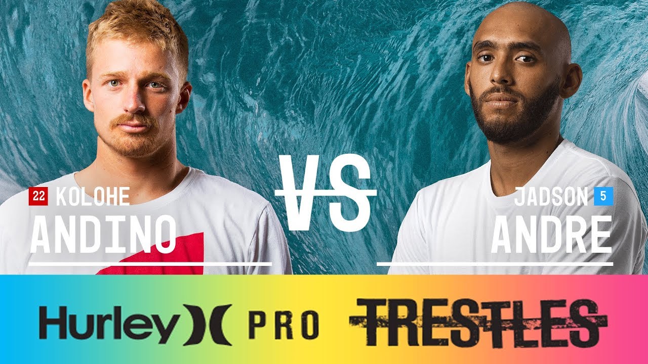 Kolohe Andino vs. Jadson Andre - Round Two, Heat 5 - Hurley Pro at Trestles 2017