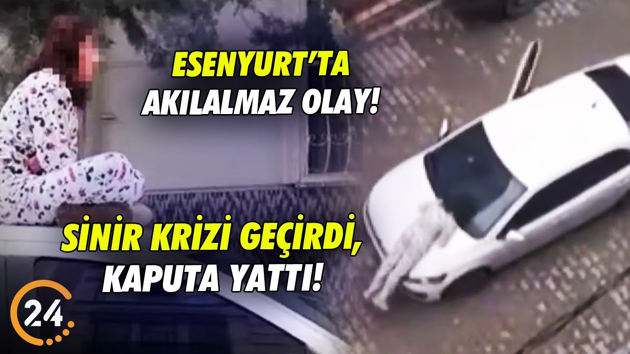 Sinir Krizi Geçirdi, kaputa Yattı! O Anlar Böyle Görüntülendi!