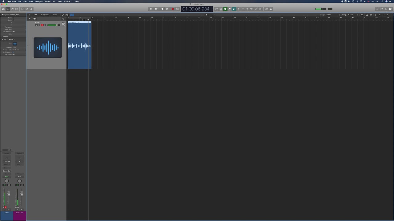 Punch and roll  for Logic Pro X
