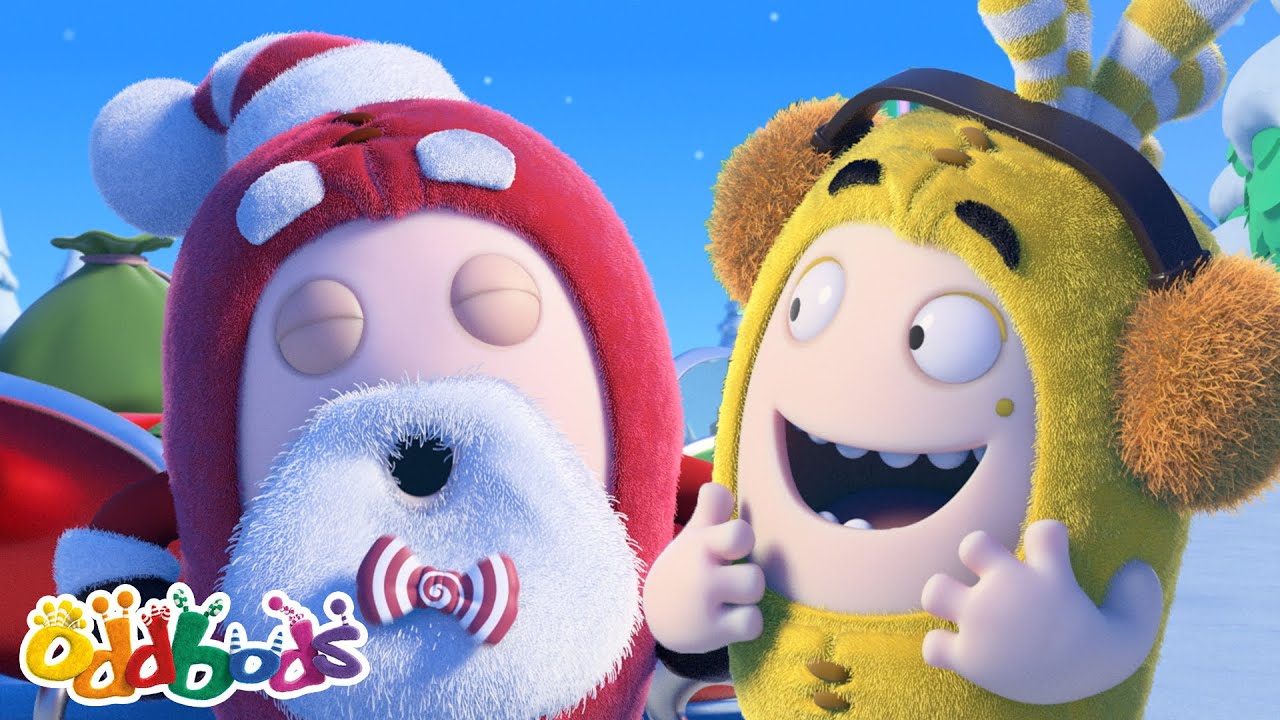 It's Santa in Oddsville! 🎅 | Oddbods Full Episode | Funny Cartoons for Kids