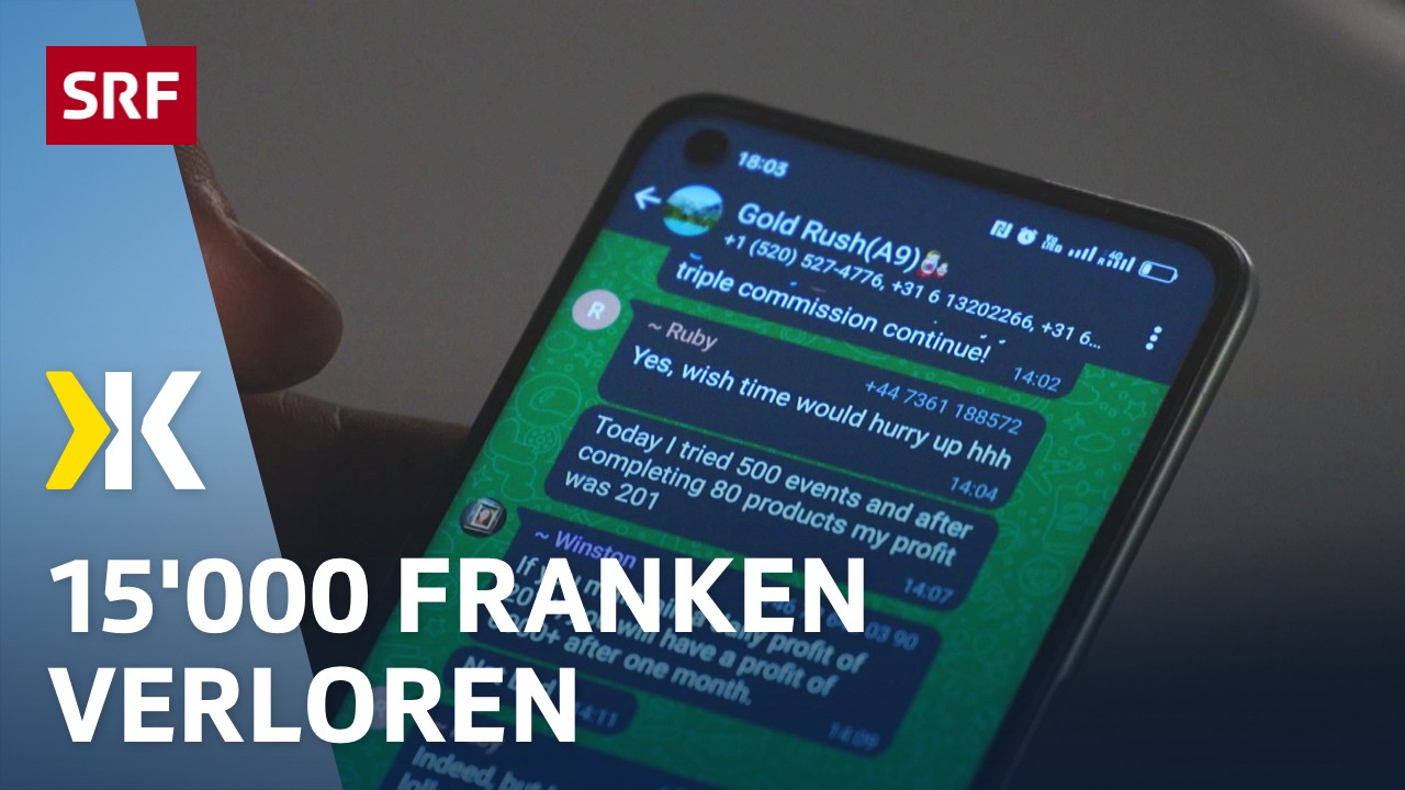 Fakejob-Angebote: Whatsapp kann Scam-Nachrichten kaum filtern | 2023 | Kassensturz | SRF