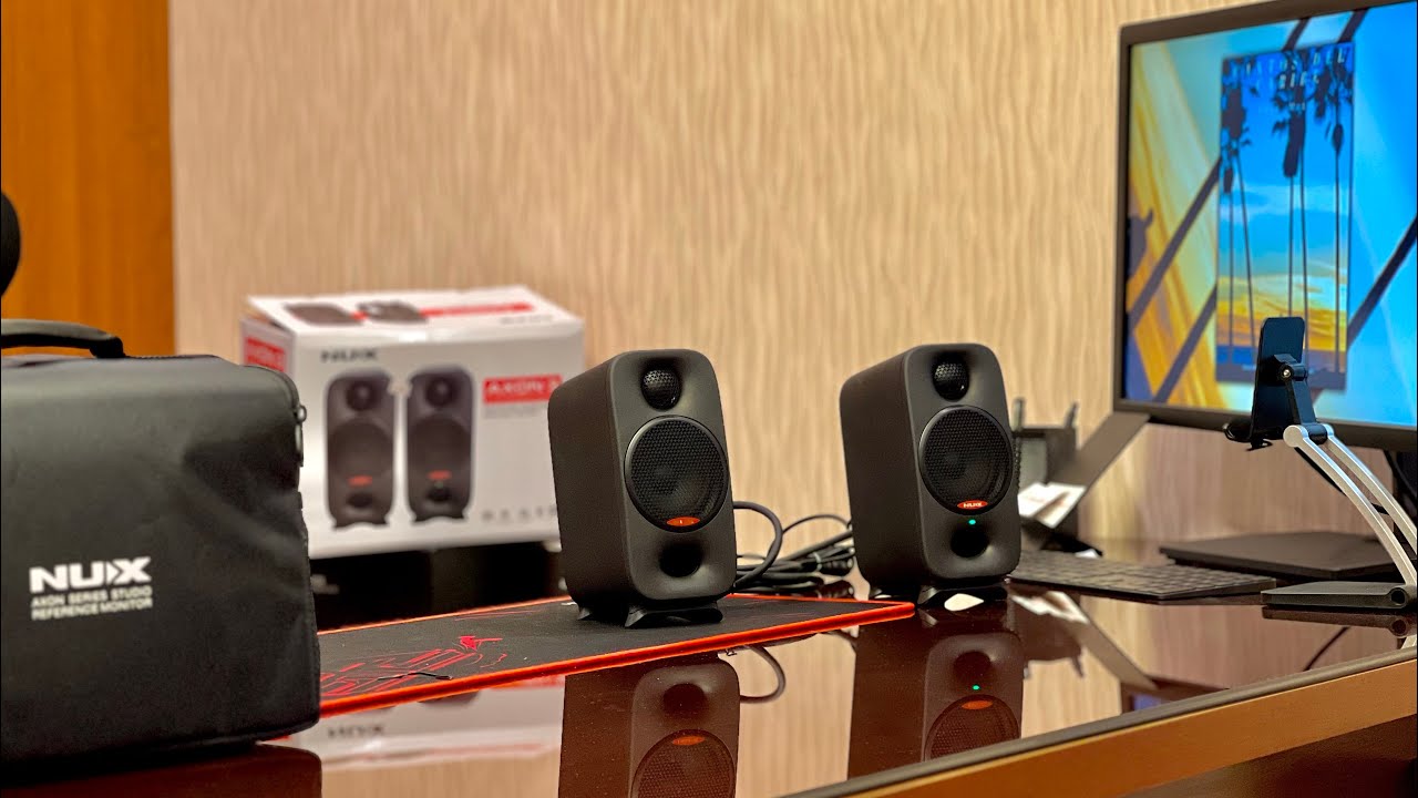 NUX Axon 3 || Studio Monitor Speaker || Golden Music || Unboxing & Sound Check 