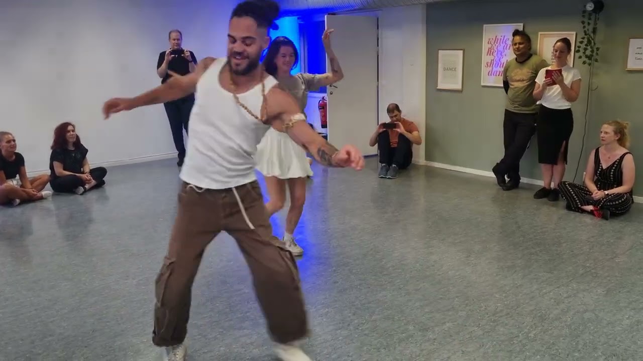 Lydia and Matheus, Lambada demo in Oslo 2025
