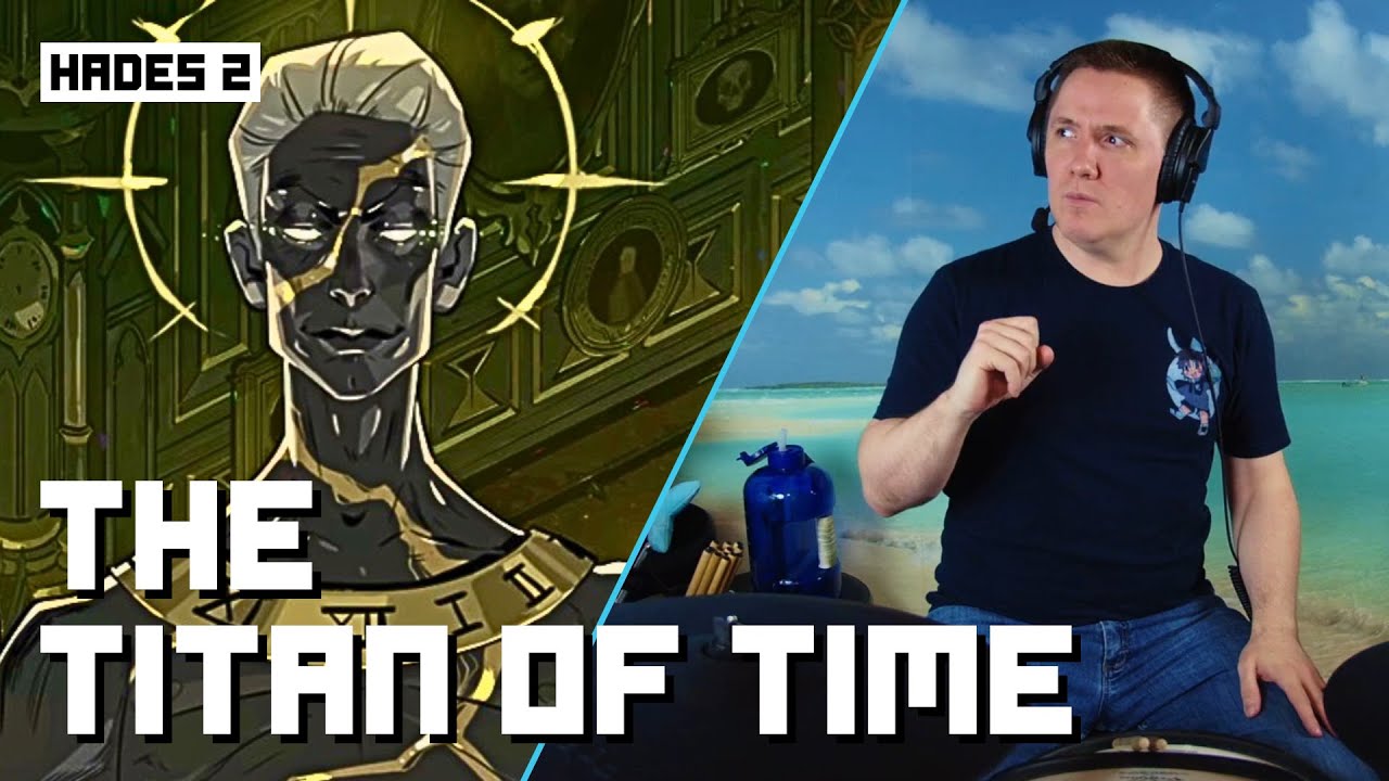 The Titan Of Time From Hades II On Drums!