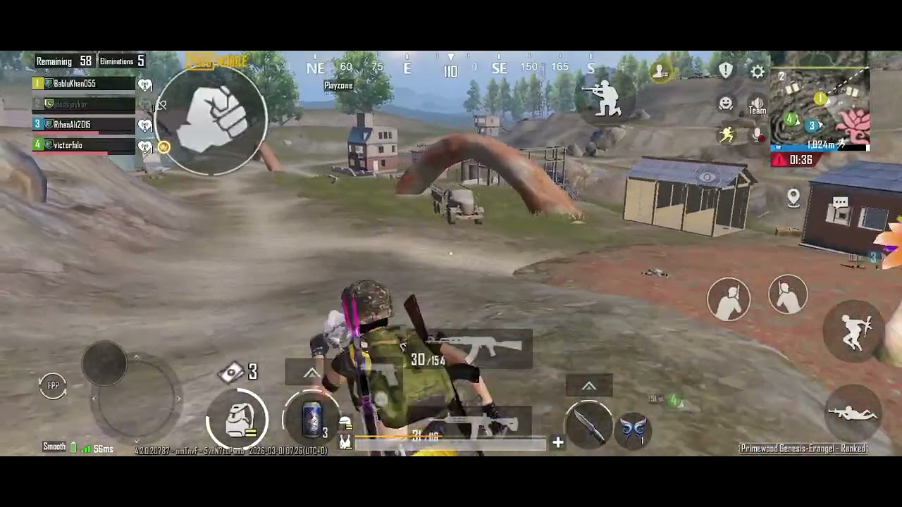 PUBG mobile gaming 17 kill but lose chicken dinner ♥️ Par2 full watch