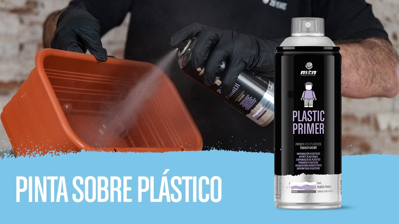 Cómo pintar objetos de plastico con Montana Colors