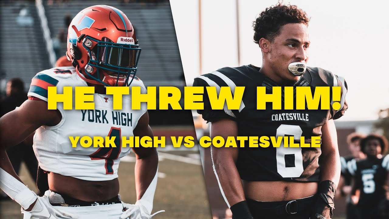 A REAL LIFE CREATE-A-PLAYER! | YORK HIGH VS COATESVILLE HS FOOTBALL