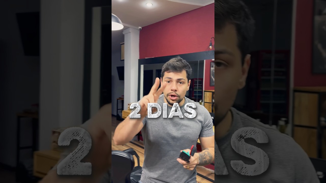 FALTAM 2 DIAS PARA VIVER DE BARBEARIA!? #barbeiroiniciante #barber #cabelo