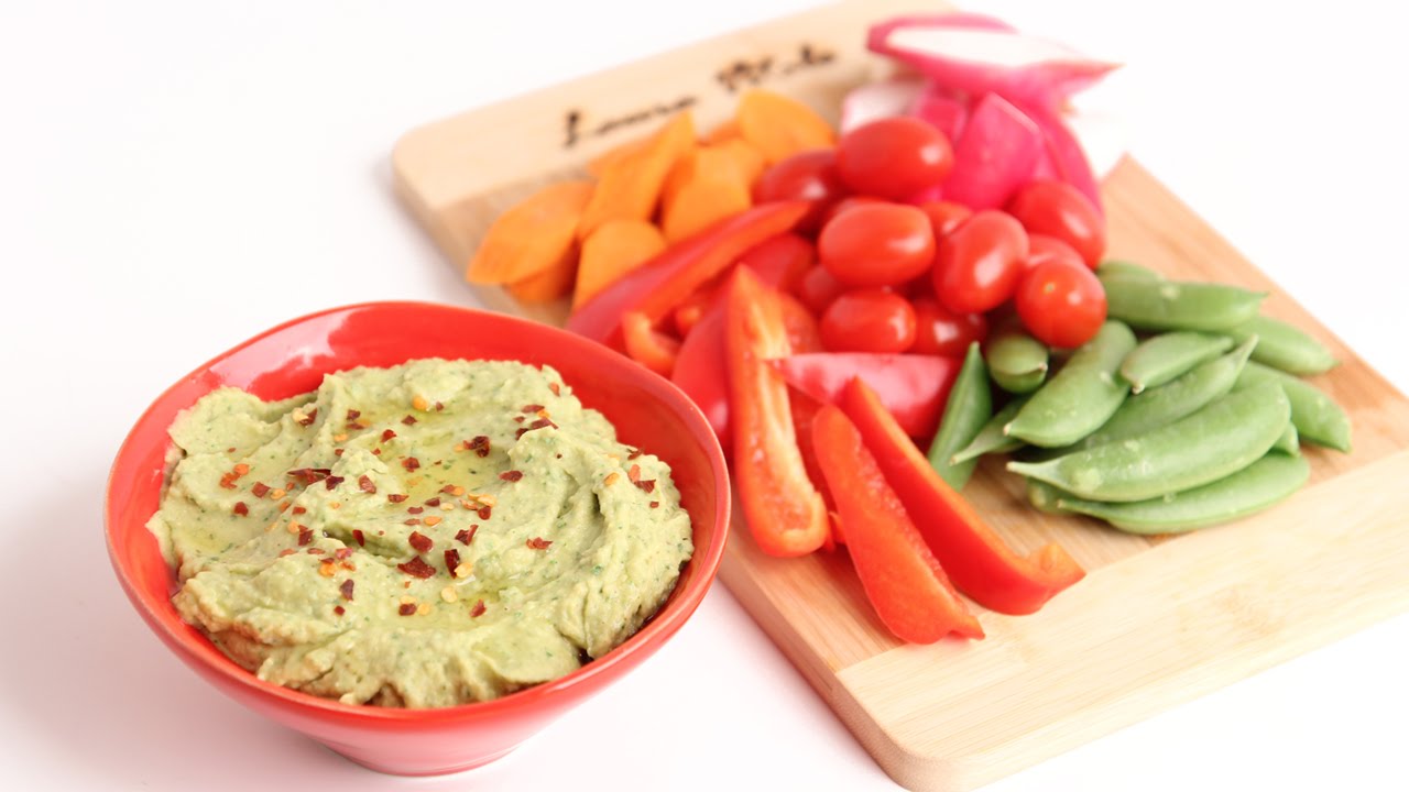 Homemade Avocado Hummus Recipe - Laura Vitale - Laura in the Kitchen Episode 802