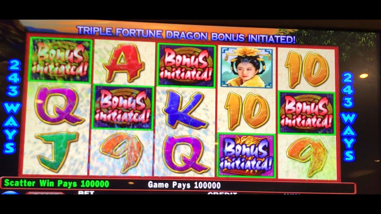 Triple Fortune Dragon | 5 coins bonus, $20 bet | Massive Jackpot