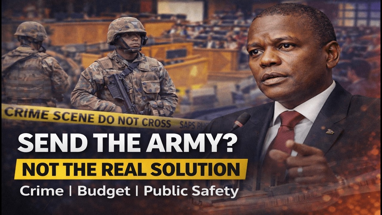 SANDF vs Crime: Parliament Warns Military Deployment Isn’t Enough