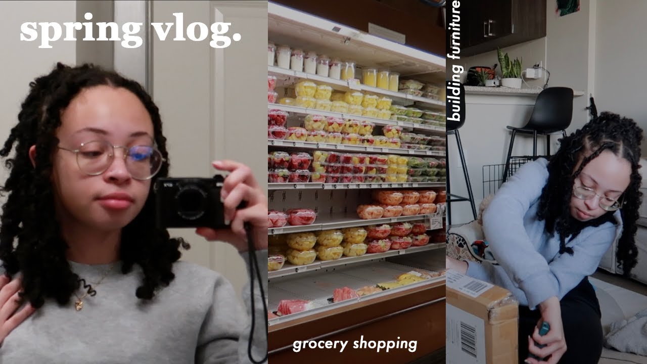 spring vlog: adulting, spring cleaning, cleaning out & organizing my closet, etc.