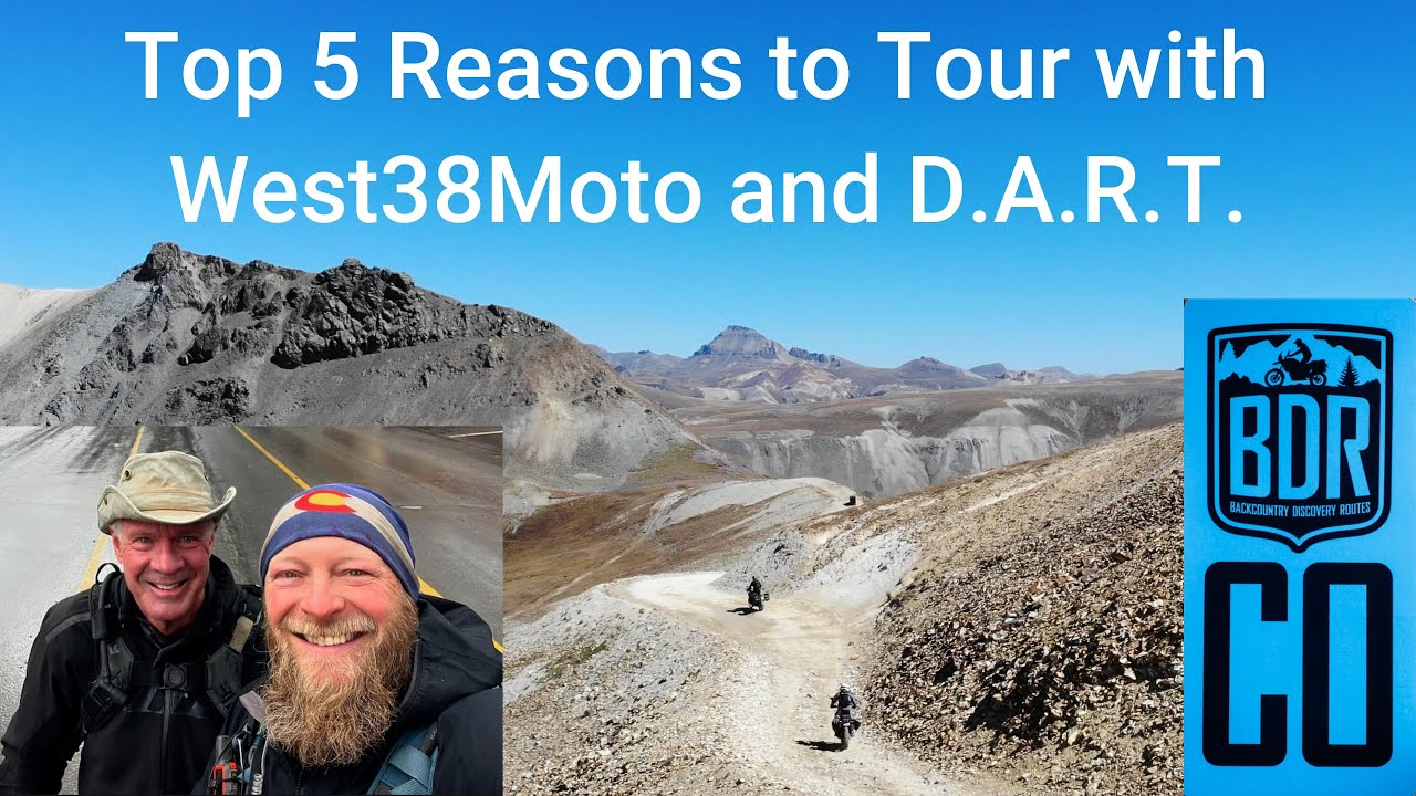 What it's really like to tour with West38moto and D.A.R.T. on a Colorado camping tour COBDR UTBDR