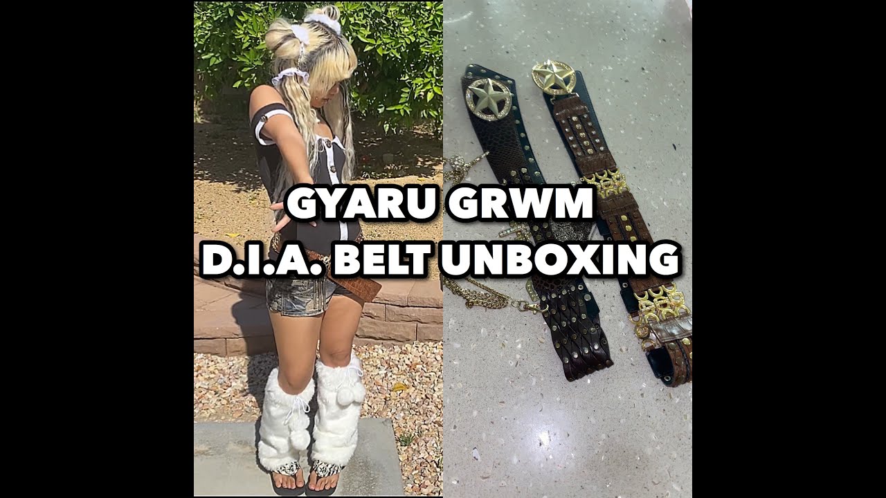 GYARU GET READY WITH ME + D.I.A. BELT UNBOXING