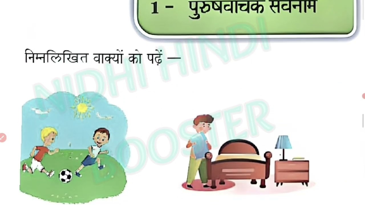 Sarvanam Hindi Grammar | sarvanam| सर्वनाम और उसके भेद| class -6 by nidhi Mam 