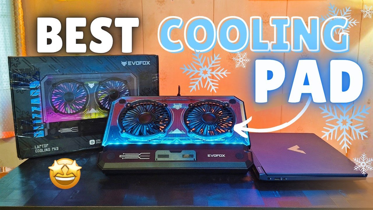Evofox Blizzard RGB cooling pad unboxing & review