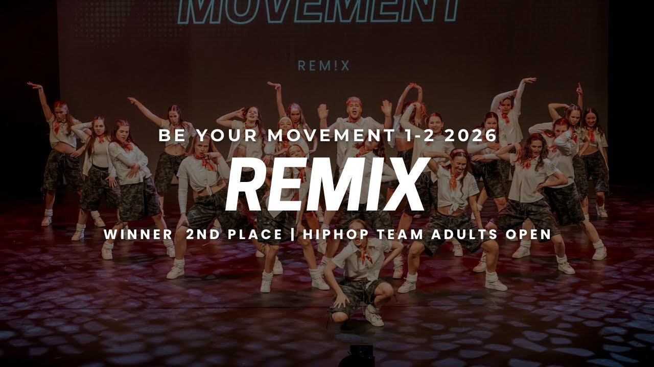 Remix | 2nd place | Hiphop Team Adults OPEN | BYM 1-2-2026 Oosterhout