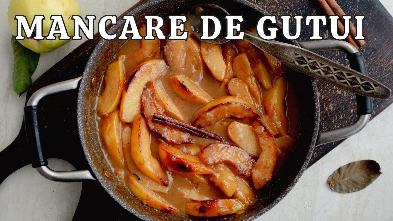 Mâncare de GUTUI fără carne, cu sos de ZAHĂR ARS (caramel) -  rețeta de post