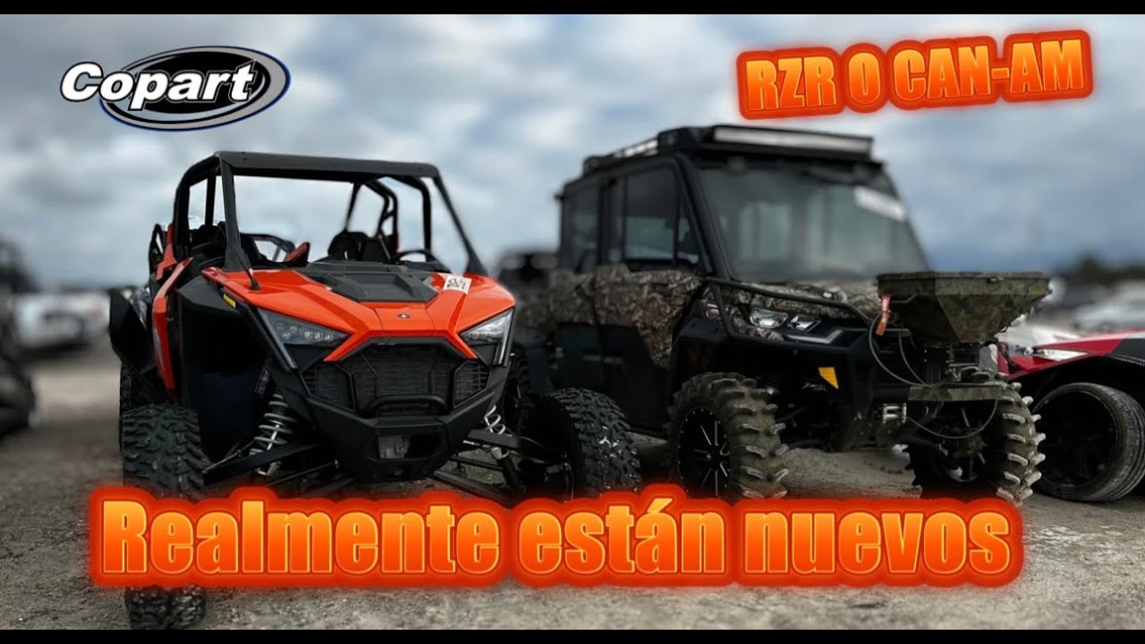 Porque los americanos se desacen  de estos vehículos como basura y están como nuevos  #copart #canam