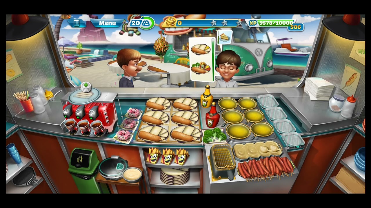 Cooking Fever - The Highest XP Level in 7 main restaurants