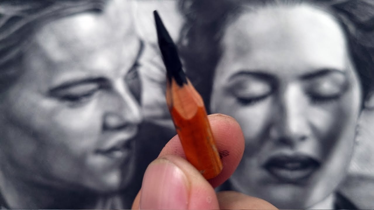 My Most Used PENCIL!...Realistic Portrait Drawing Jack & Rose