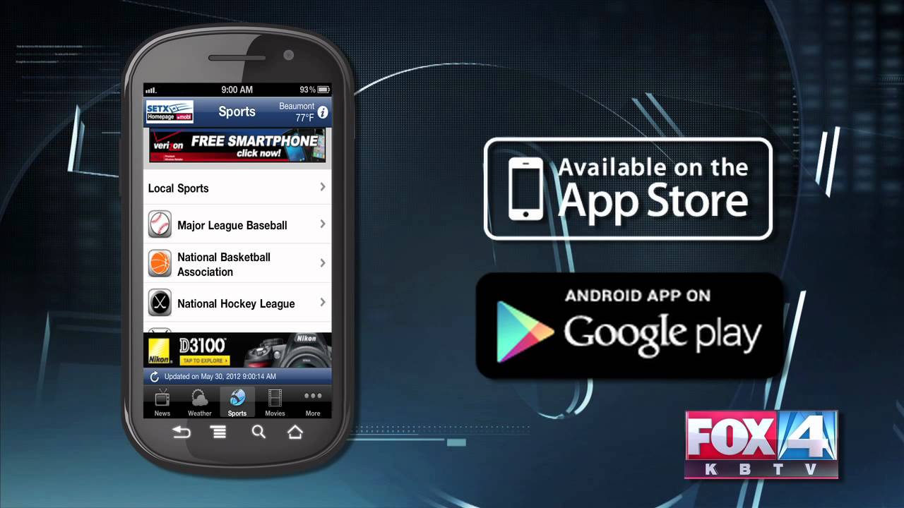 KBTV Fox 4 Mobile App Promo