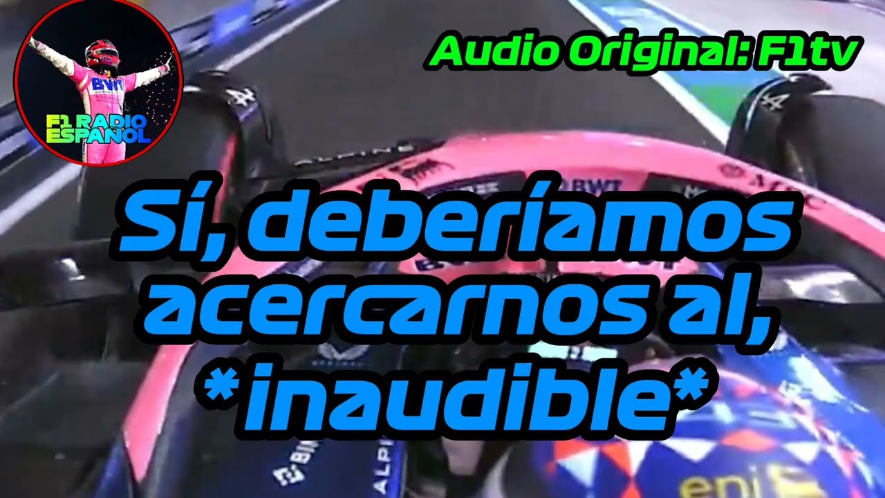 Radio Subtitulado Franco Colapinto, Tras finalizar la Carrera Sprint del GP de Qatar. F1 radio