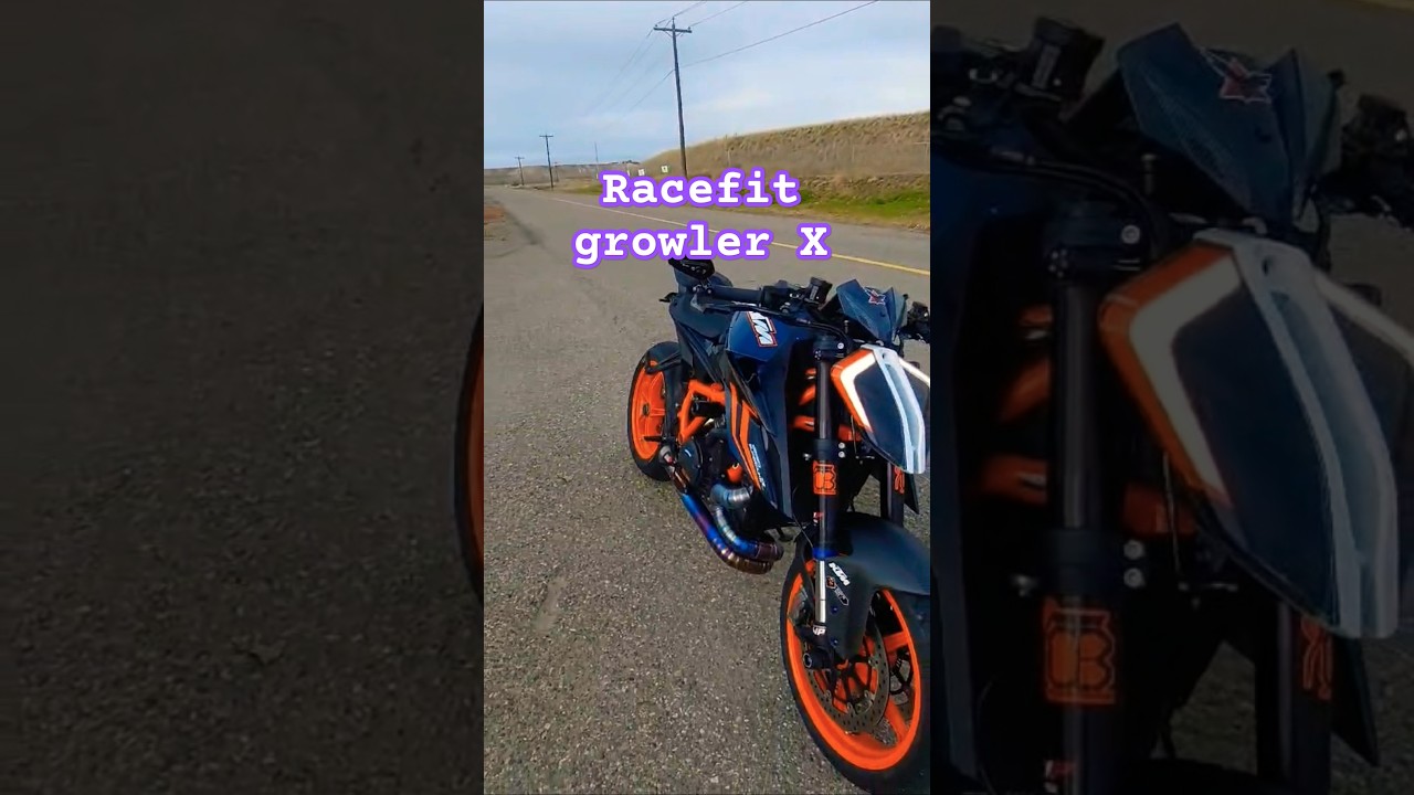 Racefit growler X sound ktm 1290 superduke r #ktmsuperduke #ktm #racefit #soundcheck #exhaustsound
