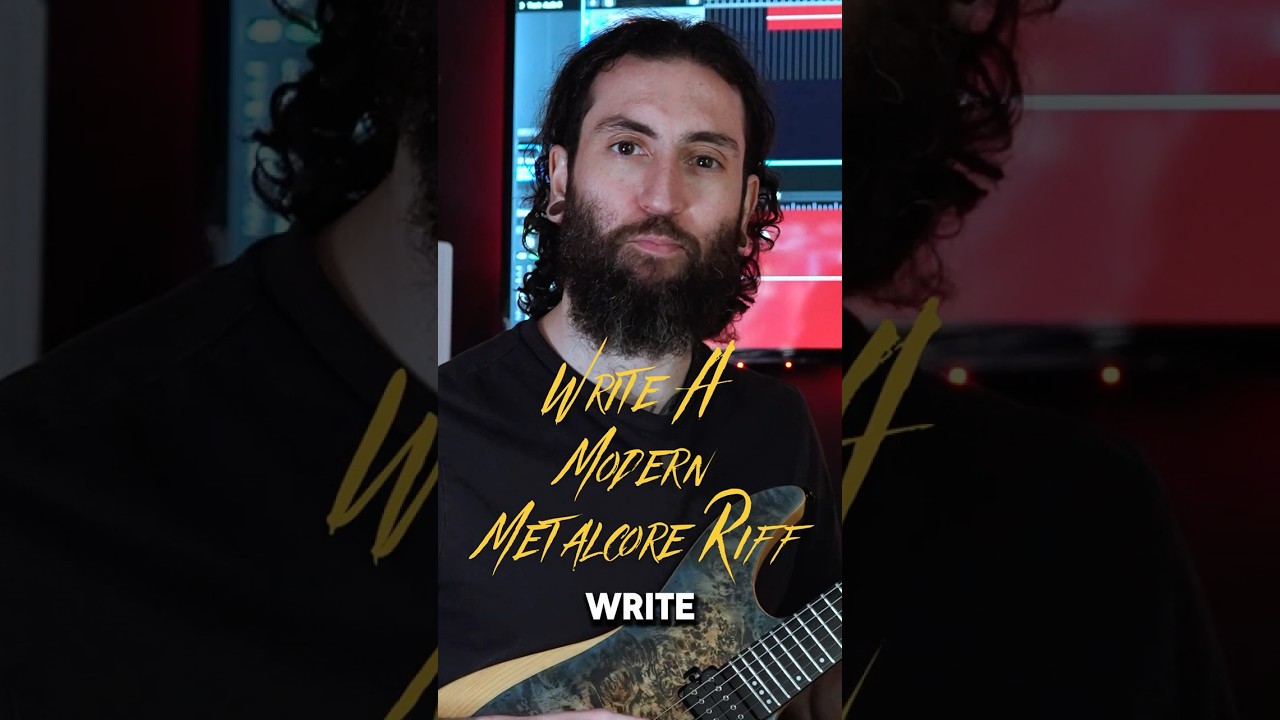 Understanding Metal Guitar...Writing A Modern Metal/Metalcore Riff 🔥