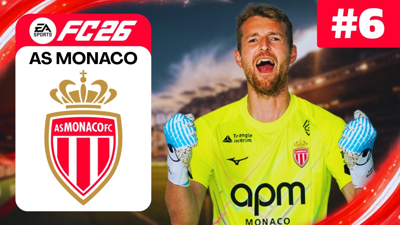 BARRAGES de LDC et QUART de CDF ! | CARRIÈRE AS MONACO FC26 - #6