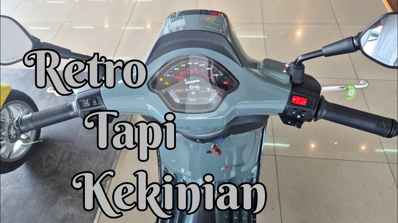 'MUDAH' | PANDUAN new VESPA SPRINT s / DARK GRAY