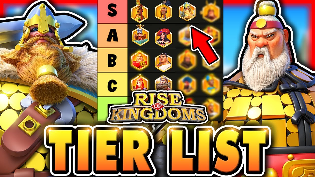 НОВЫЙ СПИСОК УРОВНЕЙ Rise of Kingdoms! Рейтинг КАЖДОГО КОМАНДИРА в Rise of Kingdoms 2025