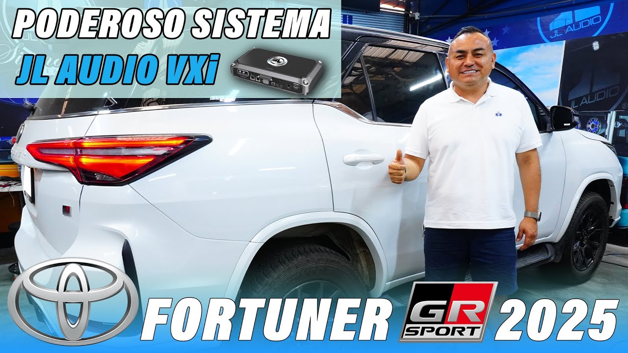 TOYOTA FORTUNER GR 2025 PODEROSO SISTEMA JL AUDIO VXi