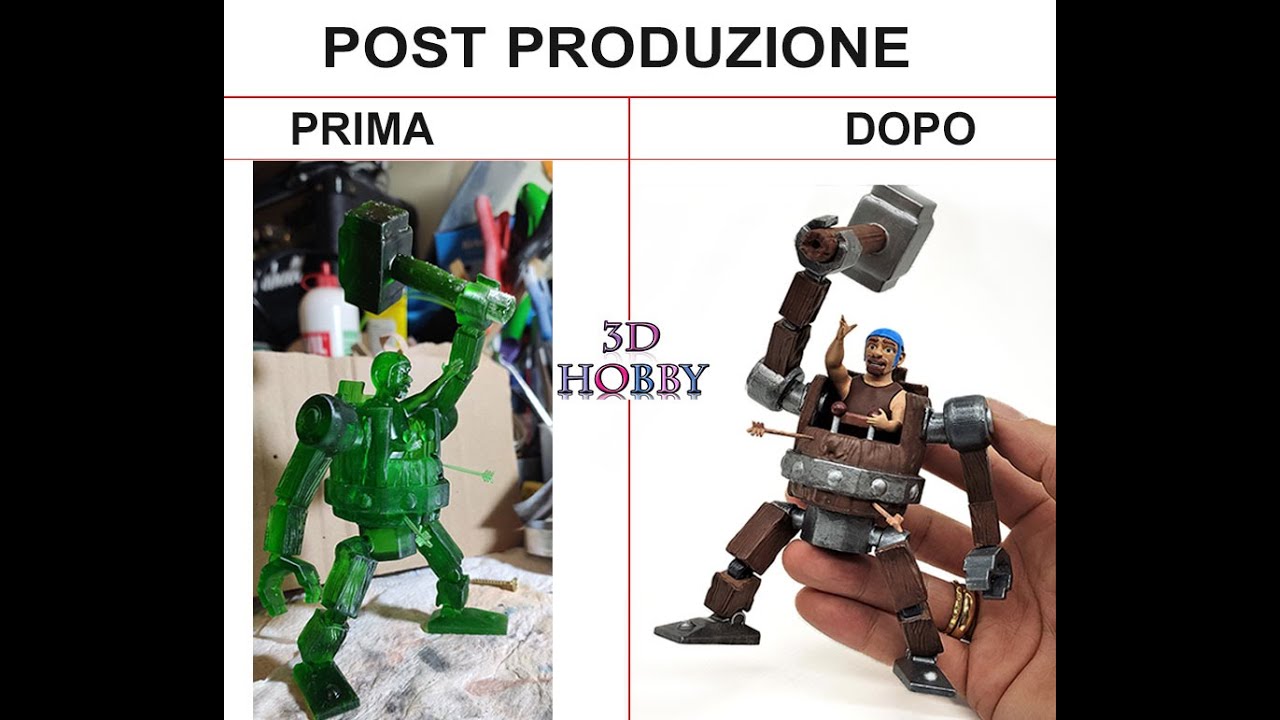 post produzione stampa 3d Resina Parte 1