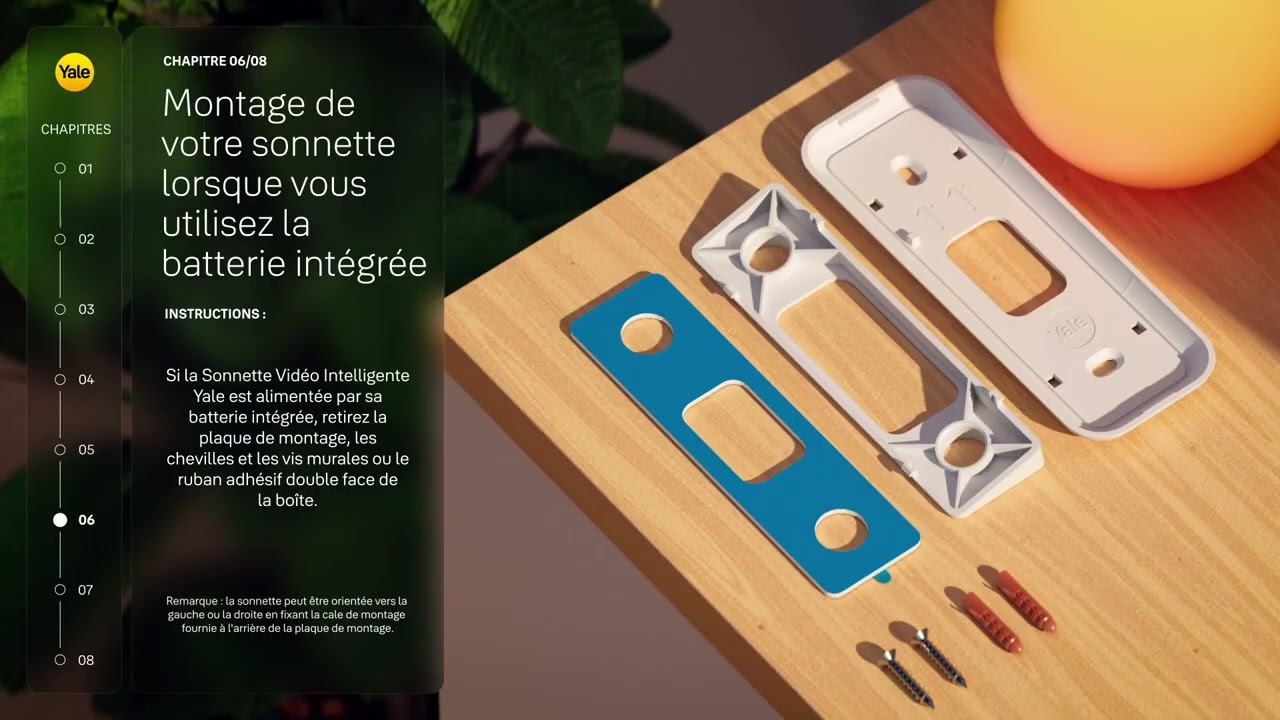 Installez facilement votre sonnette vidéo intelligente Yale et son extension en suivant ces étapes