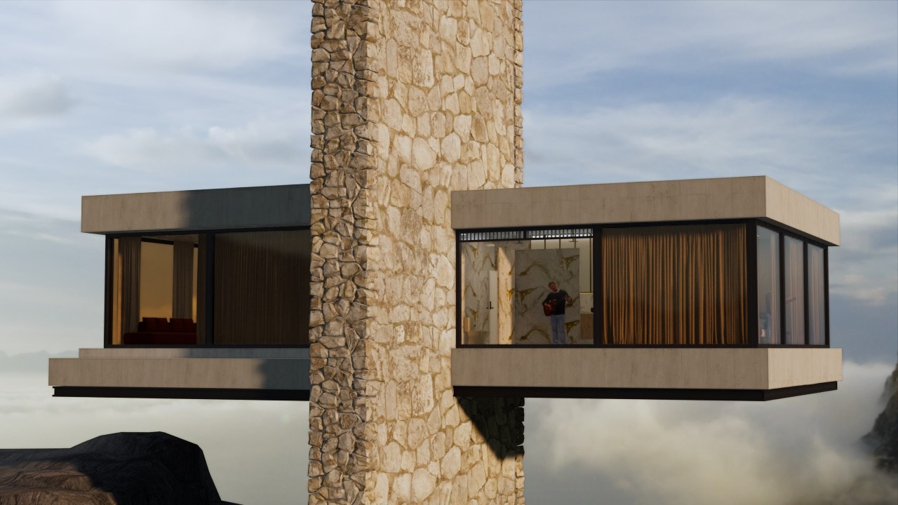 The impossible cliff house that defies gravity!