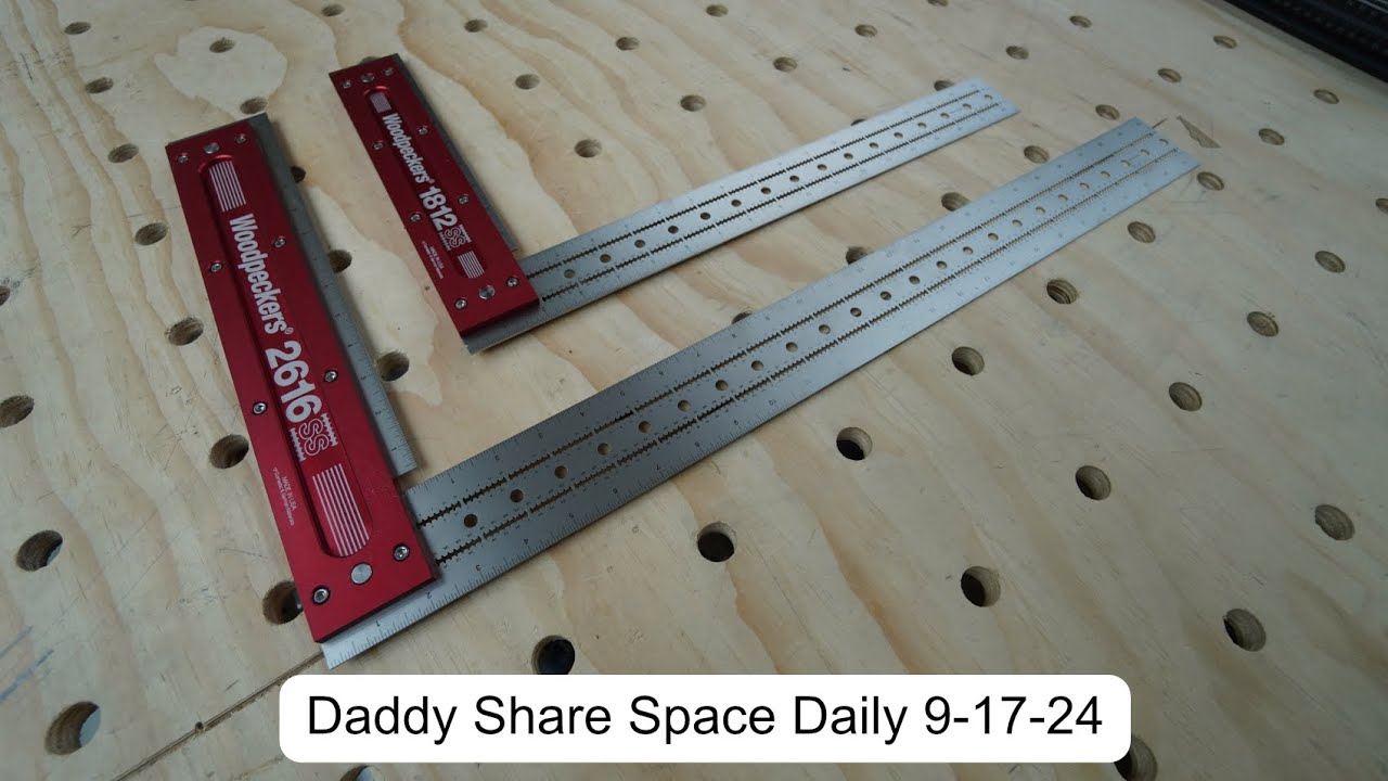 Daddy Share Space Daily 9 17 24 Woodpeckers 2616 1812 Stainless Steel Squares