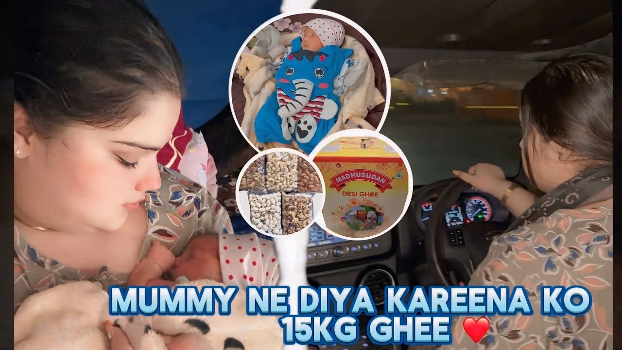 Mummy ne diya kareena ko 15Kg GHEE ❤️ #nandinikarnaliya 