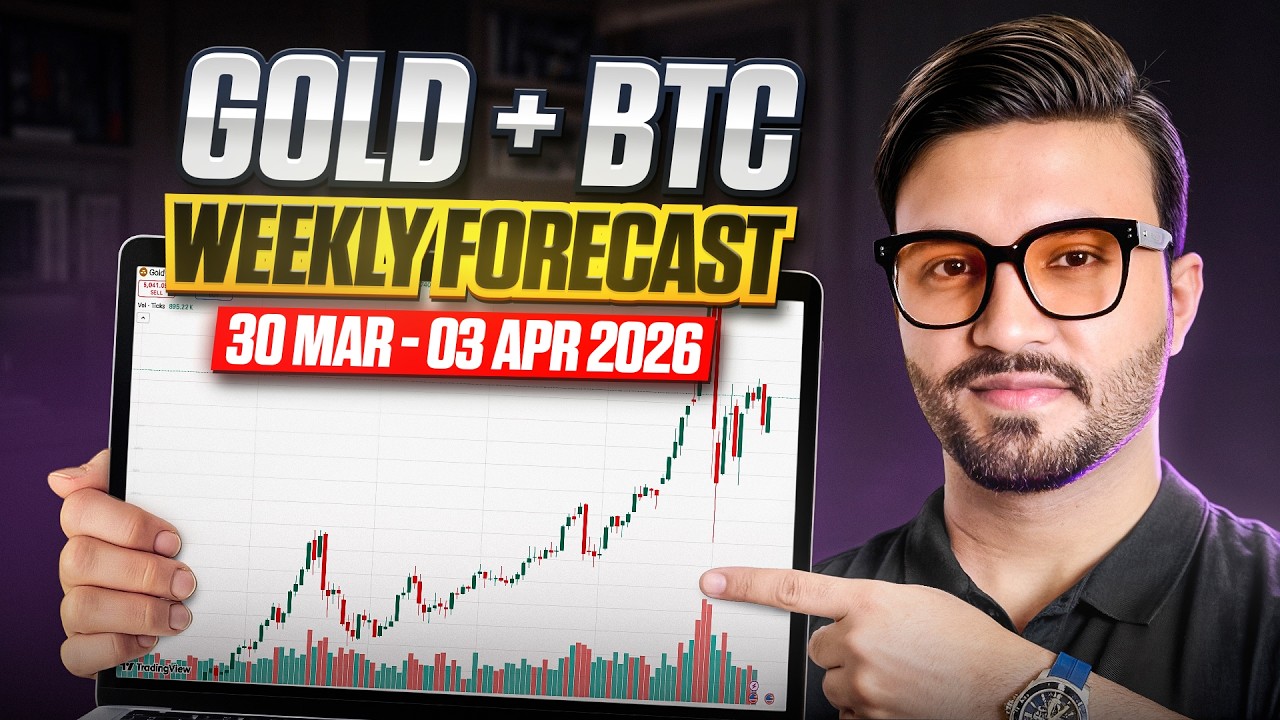 GOLD & BTC Weekly Forecast in Hindi/Urdu | 30 March - 03 April 2026 Analysis | MSB FX